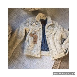Lucky Brand Sherpa Tom Boy Trucker Jacket